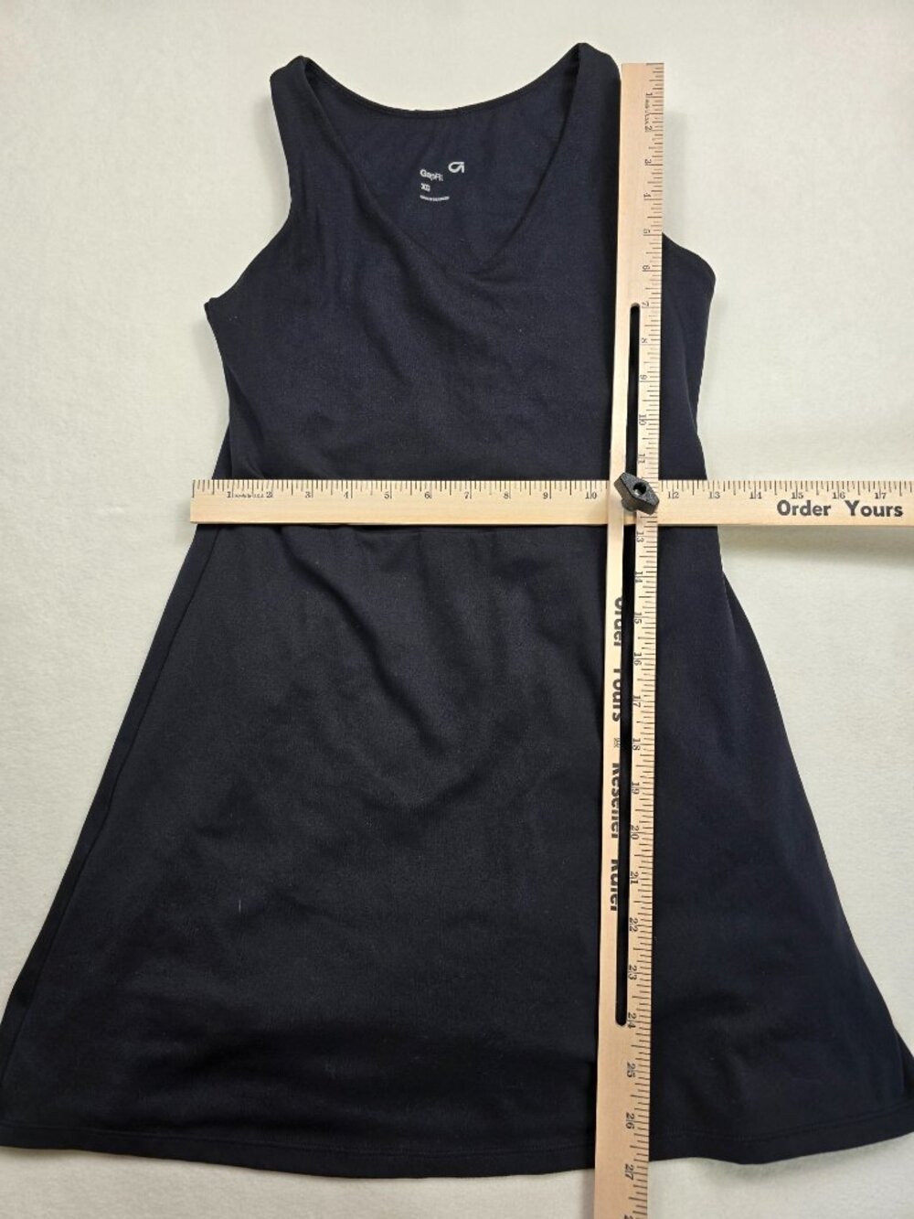 Gap Fit Black Sleeveless Athletic Golf Tennis Dress Womens XS - Picture 3 of 4